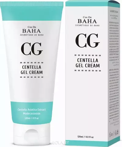 Cos De Baha Centella Cream Gel CG Крем-гель для лица восстанавливающий с экстрактом центеллы азиатской