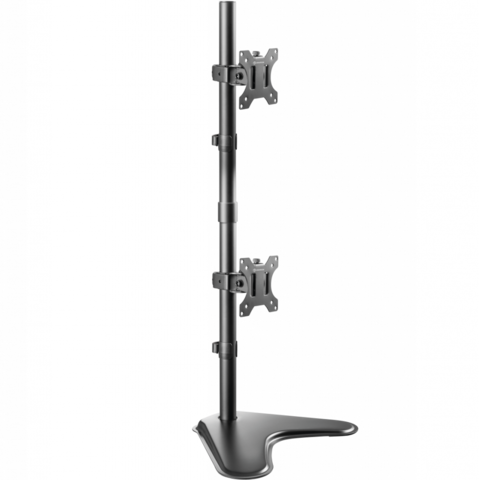 Настольный кронштейн для 2х мониторов ONKRON D208FS чёрный