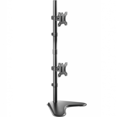 Настольный кронштейн для 2х мониторов ONKRON D208FS чёрный