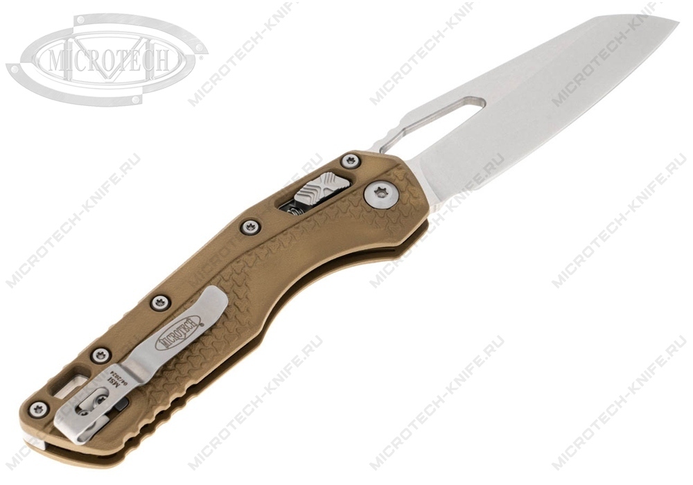 Нож Microtech 210T-10PMDE MSI Dark Earth RAM-LOK Injection Molded - фотография 