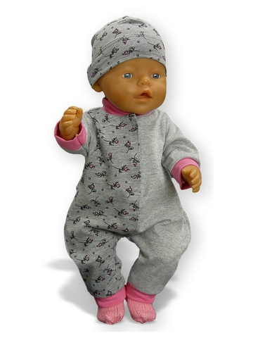 Комплект со слипом - На кукле. Одежда для кукол, пупсов и мягких игрушек.
