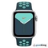 Apple Nike Sport Band for Apple Watch 38|40|41mm Nike Midnight Turquoise/Aurora Green (Бирюзовый) MXQX2ZM/A