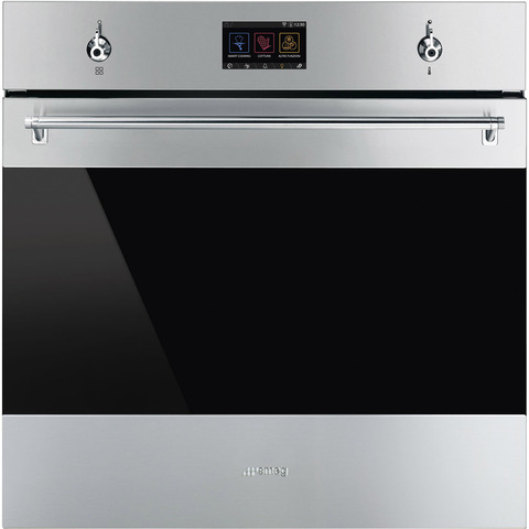 SMEG SO6303APX Многофункциональный духовой шкаф, 60 см, с технологией многорежимного приготовления (Multitech) , нержавеющая сталь с обработкой против отпечатков пальцев