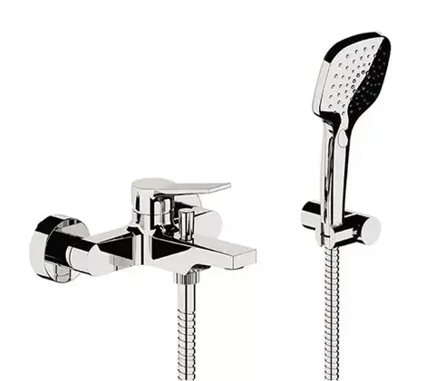 Remer SL02XV Смеситель для ванны душа с ручным душем, кронштейном и шлангом 150 см