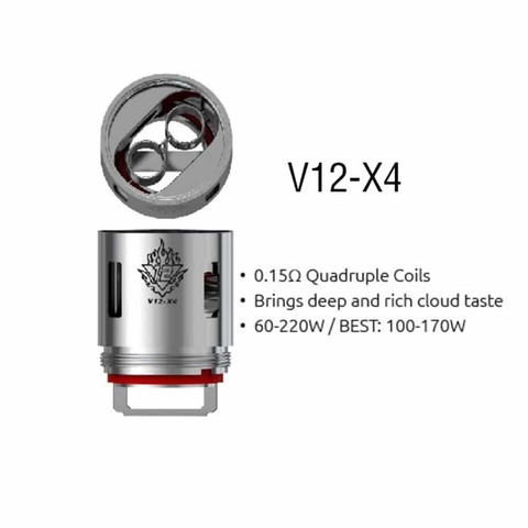 Сменный испаритель SMOK TFV12 V12-X4 0,15 Ω