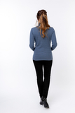 Водолазка для беременных 09947 индиго