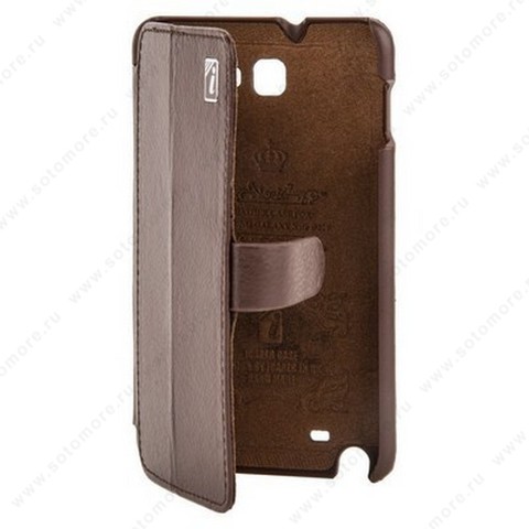 Чехол-книжка iCarer для Samsung Galaxy Note N7000 коричневый