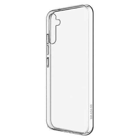 Силиконовый чехол TPU Clear case (толщина 1.0 мм) для Samsung A34 (Прозрачный)