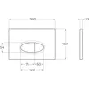 BelBagno CZR-513-TH-R/CZR2316SC/BB026/BB051CR Комплект 4 в 1 Унитаз подвесной Cezares STYLUS CZR-513-TH-R с сиденьем CZR2316SC + Система инсталляции для унитазов BelBagno BB026 с кнопкой смыва BB0