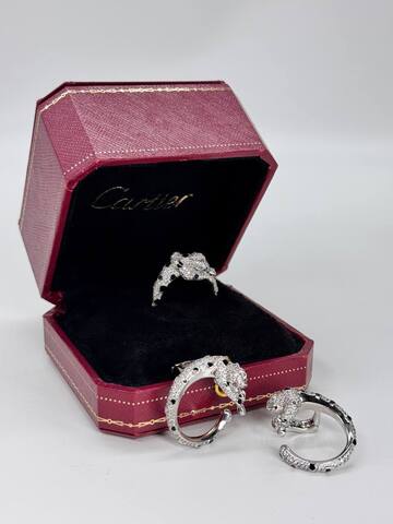 Кольцо и серьги PANTHÈRE DE CARTIER