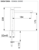 Remer QD11LNO Смеситель для раковины Q-design QD11LNO, черный матовый, шт
