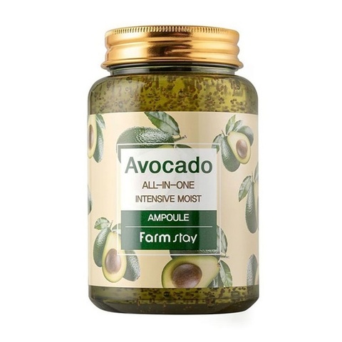 Многофункциональная ампульная сыворотка с авокадо FarmStay Avocado All-In-One Intensive Moist Ampoul
