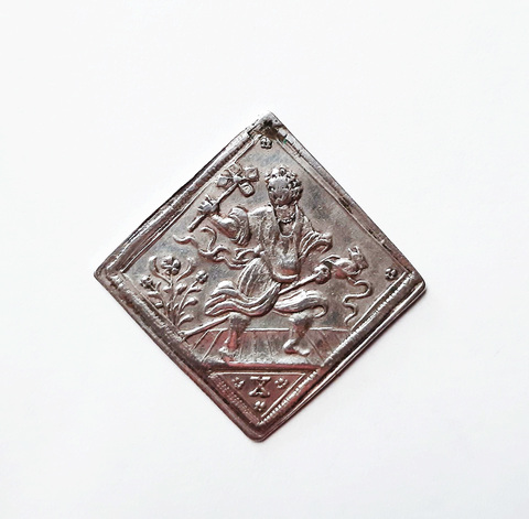Регенсбург Вольный Имперский город клиппе 1609 год серебро, редкая
