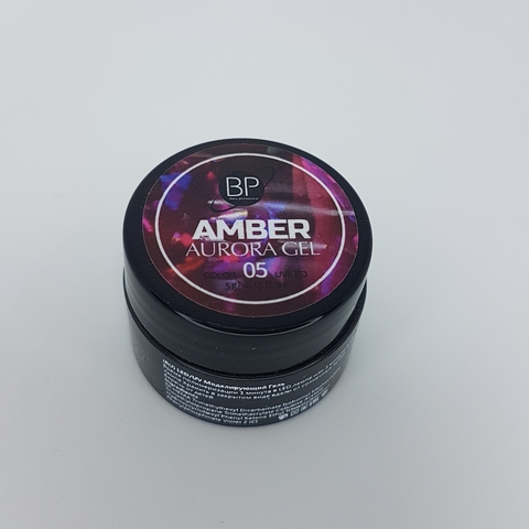 BP professional Гель с блестками amber aurora gel №05