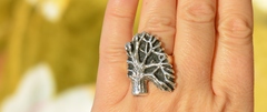 Дерево (кольцо из серебра)
