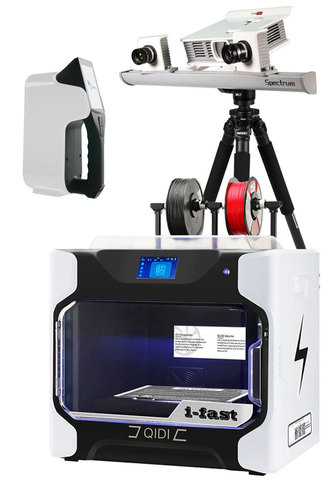 QIDI Tech i-Fast + RangeVision Spectrum + Thor3D Calibry