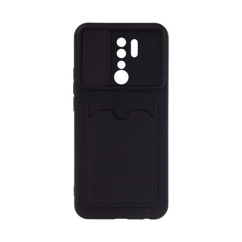 Чехол для телефона X-Game XG-S036 для Redmi 9 Чёрный Card Holder