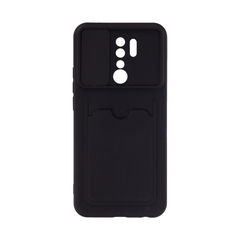 Чехол для телефона X-Game XG-S036 для Redmi 9 Чёрный Card Holder