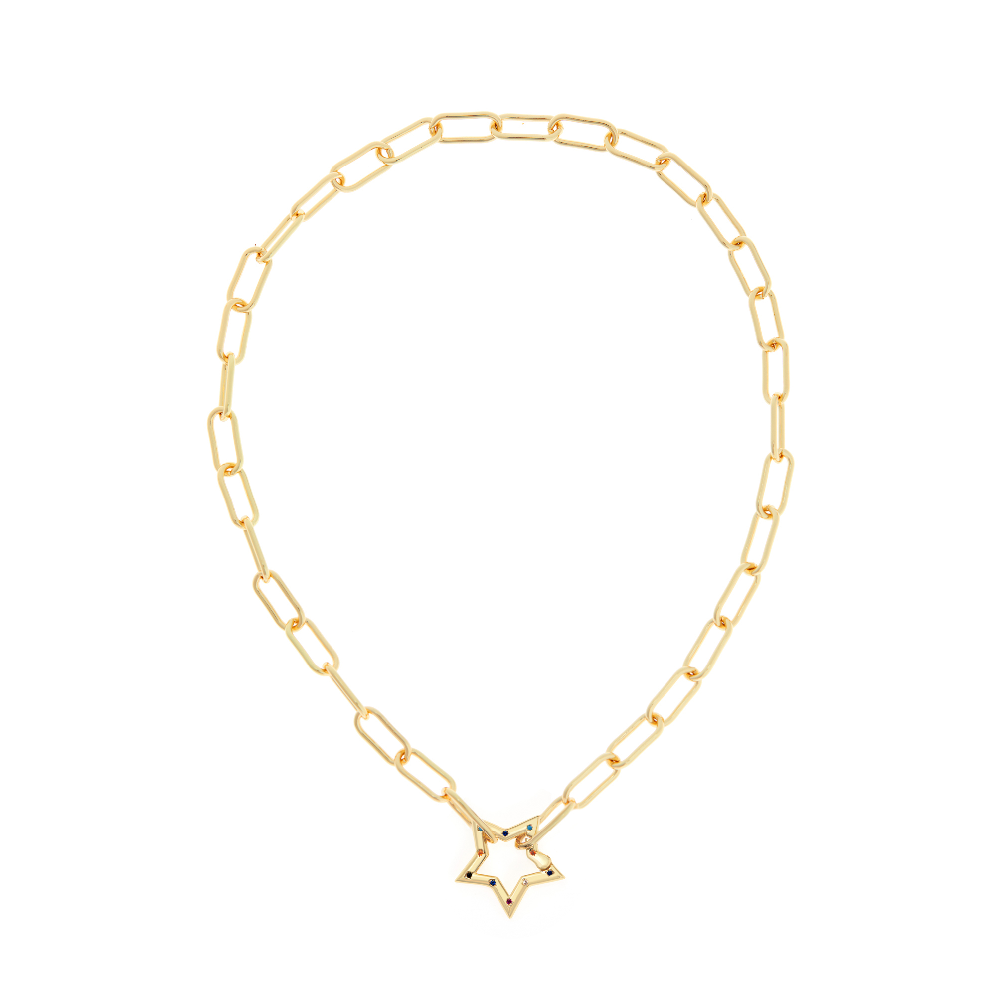 Колье Big Chain Necklace – Star