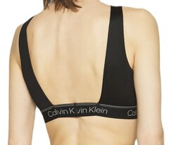Бюстгальтер теннисный Calvin Klein Medium Support Sports Bra - black beauty