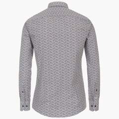 Сорочка мужская Venti Modern Fit 134121400-100 с геометрическим рисунком