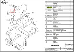 Ремень виброплиты DDE клиновой 17х762Li  для  VP130-CK (908-726-005)