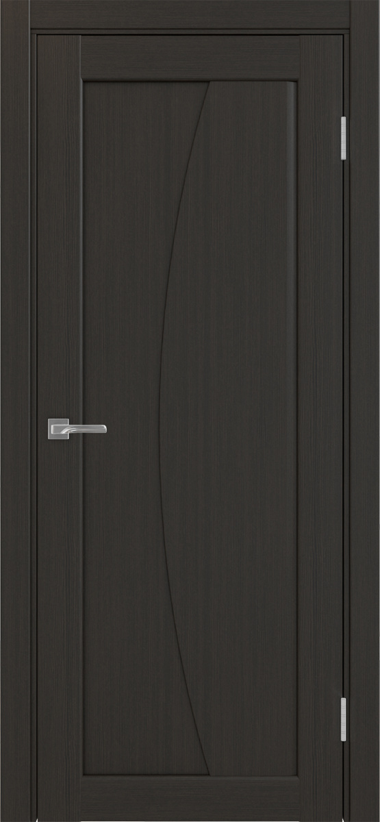 Дверь межкомнатная Оптима Порте Сицилия 721.11, цвет венге, экошпон, глухая