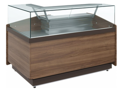 Угловая кондитерская витрина CARBOMA VISION KC82 SM 5-01 (правый модуль)