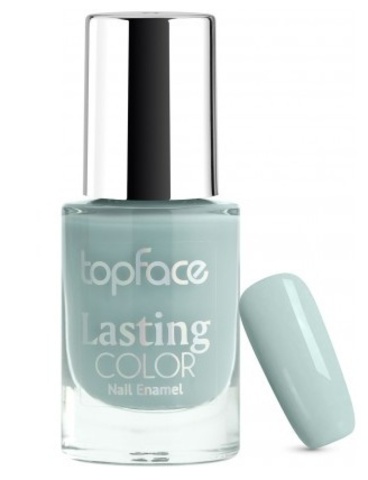Topface Лак для ногтей Lasting color тон 91, пыльный голубой - PT104 (9мл)