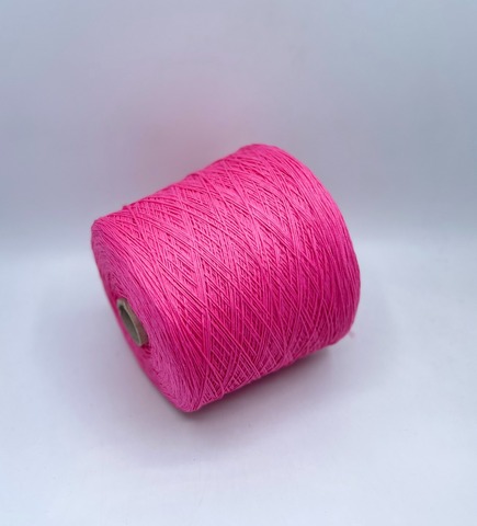 Бобинная пряжа (пр.Италия), art.Cotone, 350м/100 гр. 100%Хлопок, цвет-Розовый барби , арт.34773