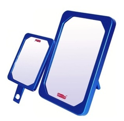 Зеркало 9363 BLUE настол. квадр. 1-стор. 10,9х15,5 см