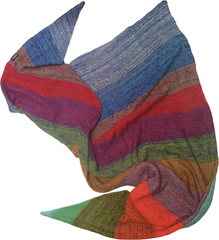Косынка - шарф бактус - полосатая