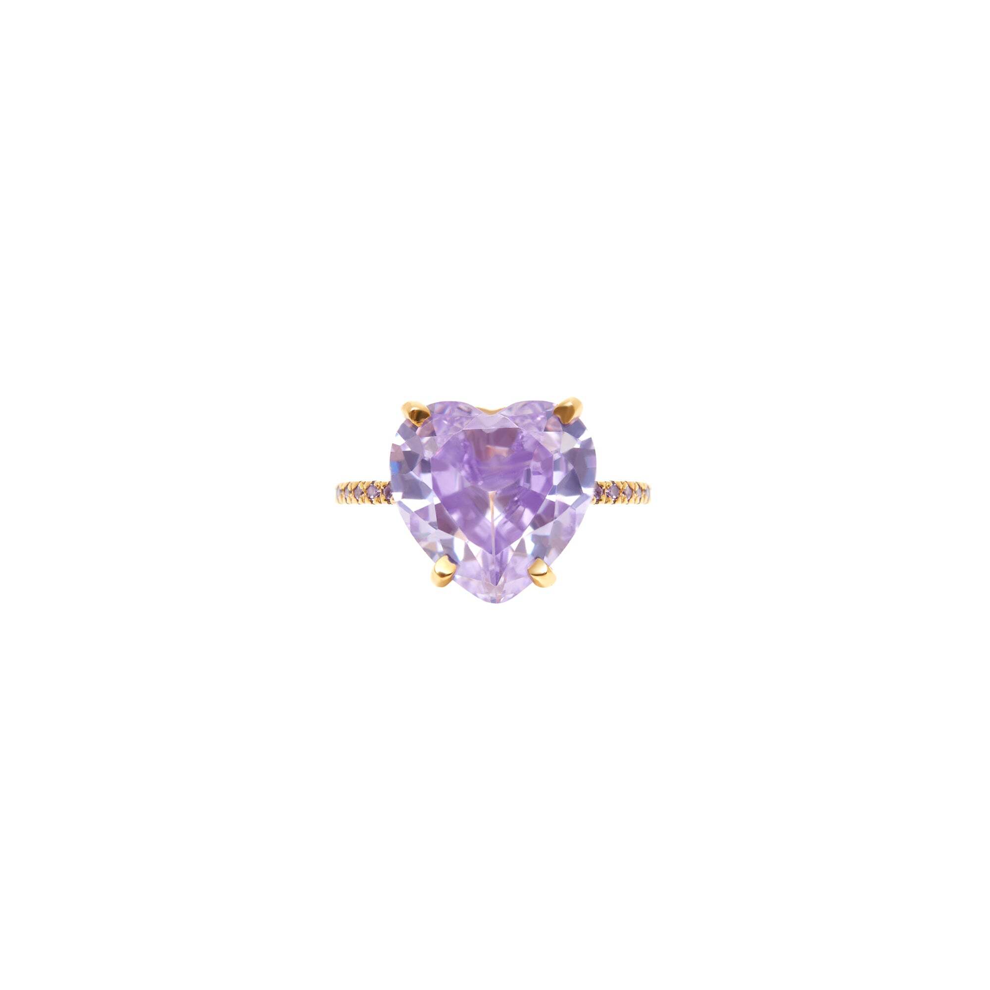 VIVA LA VIKA Кольцо Sex in the City Ring – Gold Lavender viva la vika кольцо sex in the city ring – silver lavender