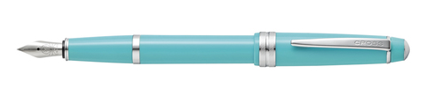 Ручка перьевая Cross Bailey, Light Teal Chrome, XF (AT0746-6XS)