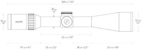 Hawke Endurance 30 WA 6-24x50 SF (сетка .223/.308 (24x))