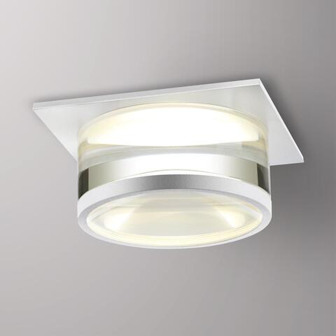 370917 SPOT NT22 белый Светильник встраиваемый IP20 GU10 9W 220V GEM