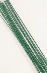 Проволока флористическая герберная, зеленая, 40 см.