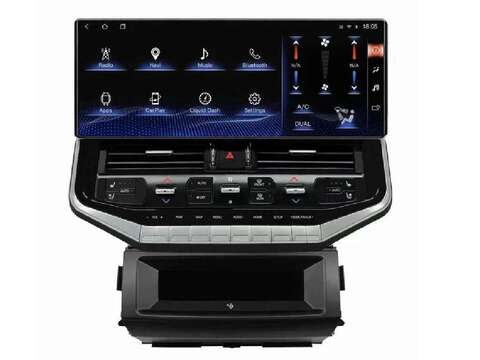 Магнитола для Toyota Land Cruiser 200 (2007-2015) Android 10 8/128GB QLED DSP 4G модель ZH-T1601