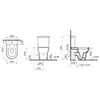 Vitra 5780B003-1510 *Zentrum унитаз напольн.,цв.белый.