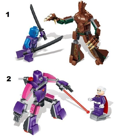 Minifigures Guardians of the Galaxy Blocks Building Series 01