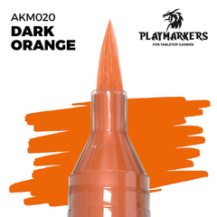 Акриловый маркер с кистью AK Playmarkers Dark Orange