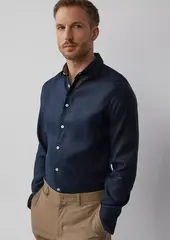 Классическая льняная рубашка s.Oliver Black Label