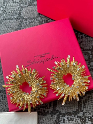 Серьги солнце Schiaparelli