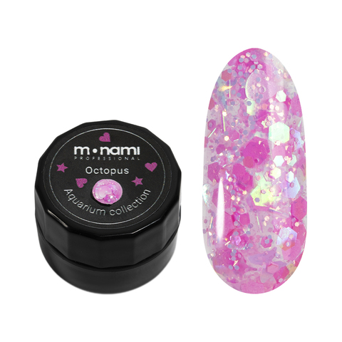 Гель-лак Monami Aquarium collection Оctopus, 5г