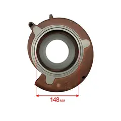 Диффузор DDE PTR80H (улитка) круглый корпус (70010-00843-00)