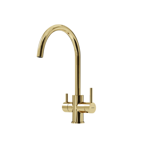 Sancos Taper SC4012ZG Смеситель для кухни с краном для фильтрованной воды, цвет: полированное золото