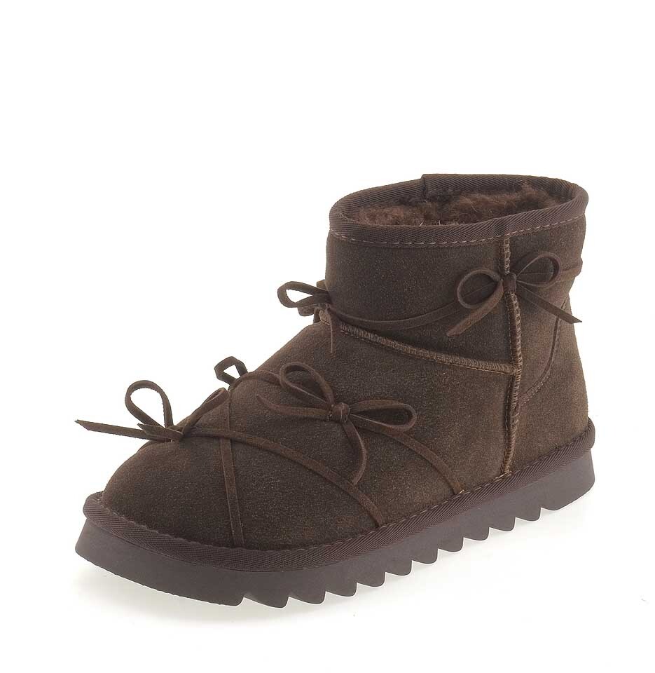 Угги женские TOFA 102471-6 коричневые