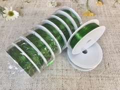 Проволока медная для рукоделия, 0,3 мм*10 м, зелёный