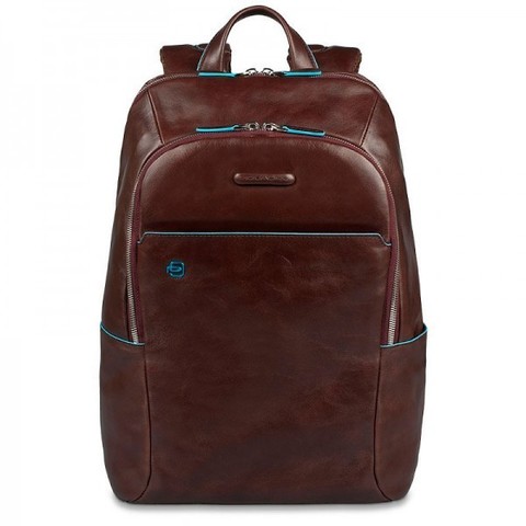 Рюкзак унисекс Piquadro Blue Square CA3214B2/MO, коричневый, кожа натуральная