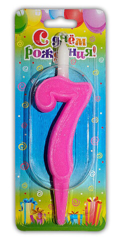 Свеча-цифра тортовая 